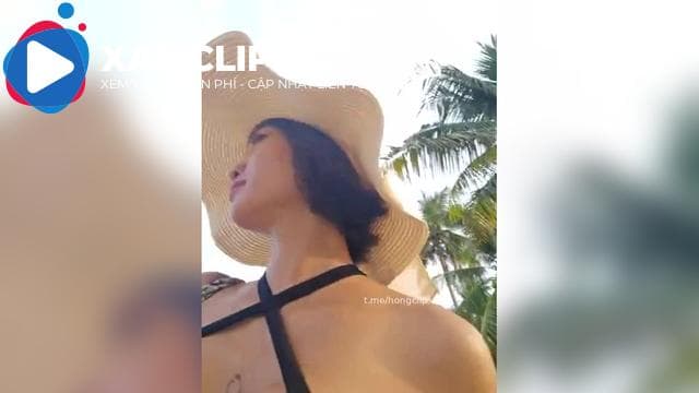Full cliphot Rosababyvip live tắm biển rồi cởi bikini phô dâm #1
