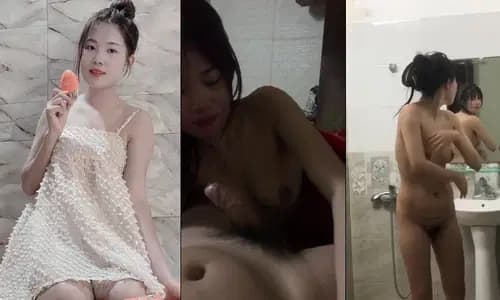 Trang Su Su chịch xong em tê hết cả bướm vào phòng tắm rửa anh cũng quay phim