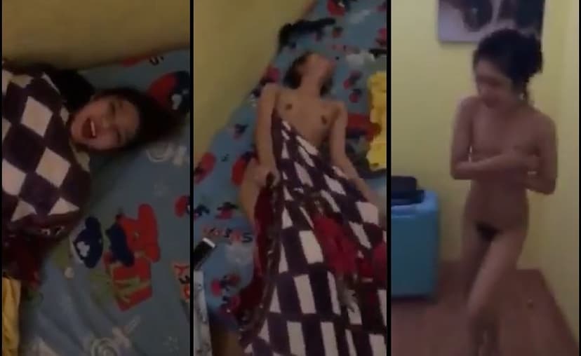Qua phòng con bạn thân phát hiện nó đắp chăn ngủ truồng và cái kết không còn chăn để đắp