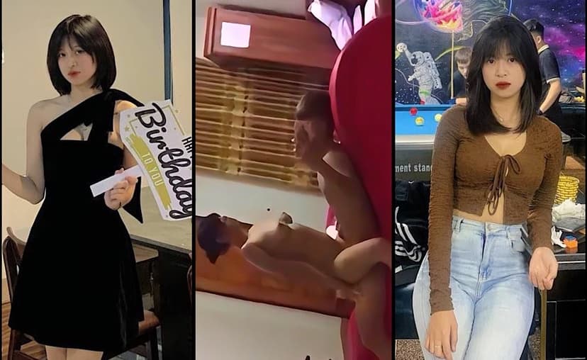 Hồng Thuyên 2k5 sinh viên DTU lộ clip địt nhau cực dâm lê lết từ ghế santra vào nhà tắm cực dâm đĩ