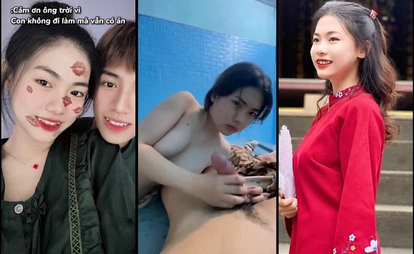 Cẩm Vân 2k7 Long An bị ny tung clip mặt em hờn dỗi cũng dễ thương bú cu bị nắc rên la cực nứng