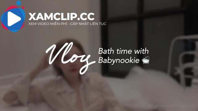 Full clip tắm cùng idol hot Onlyfans babynookie
