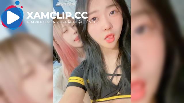 2 em gái xinh chơi les rên cực ngọt
