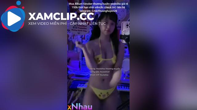 Tiktoker thương huyền bikini pikachu 😍(MuaAlbumLH tele: t.me/thuonghuyen2k