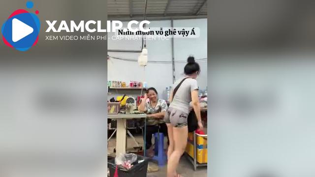 Eo thon đít bự lại mặc quần nịt chặt thế này anh nào chịu được