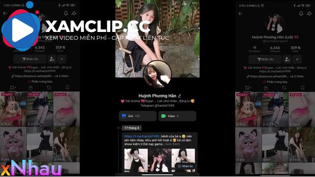Bé Hân Tiktok Bú Cu bố đường ♥ gái xinh bú cu hết nước chấm