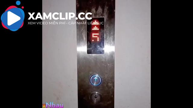 Thủ dâm trong thang máy nước bắn thì người lạ vào